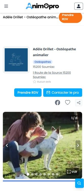 Fiche pro AnimOpro sur téléphone